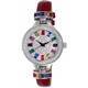 Adee Kaye Gems Collection Crystal Accents Multi-Color Austrian Stone Dial Quartz AK2522-LCRD Women's Watch