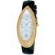 Adee Kaye Coleção Pear Acentos de Cristal Branco Madrepérola Mostrador Quartzo AK2527-LG Relógio Feminino