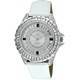 Adee Kaye Mondo G-3 Collection Crystal Accents Silver Brass Rhodium Plated Dial Quartz AK2727-S Women's Watch