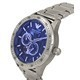 Emporio Armani Stainless Steel Blue Open Heart Dial Automatic AR60052 Men's Watch