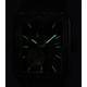 Relógio masculino Emporio Armani Meccanico aço inoxidável preto com mostrador coração aberto automático AR60057