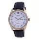 Citizen Ivory Dial Leather Eco-Drive AW0082-19A 100M Men's Watch
