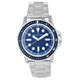 Relógio masculino Armani Exchange aço inoxidável mostrador azul quartzo AX1861