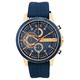 Relógio masculino Armani Exchange cronógrafo com mostrador azul quartzo AX2440