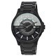 Armani Exchange automático esfera negra cuarzo AX2444 Watch de Men es