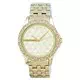 Armani Exchange Lady Hampton Champagne Quilted Dial Cyrstals AX5216 Women's Watch
