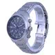 Relógio masculino Citizen Cronógrafo Preto Mostrador em Aço Inoxidável Eco-Drive CA7040-85E 100M