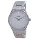 Relógio feminino Cluse Vigoureux H-Link mostrador branco de aço inoxidável quartzo CW0101210003