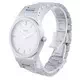 Relógio feminino Cluse Vigoureux H-Link mostrador branco de aço inoxidável quartzo CW0101210003