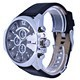 Relógio masculino Diesel Mega Chief Chronograph couro quartzo DZ4559 100M