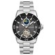 Thomas Earnshaw Prevost Limited Edition Moon Phase Pebble Grey Open Heart Dial Automatic ES-8210-22 Men's Watch