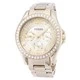 Fossil Riley Multifunction Gold Tone Crystal Dial ES3203 Women's Watch