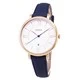 นาฬิกาข้อมือผู้หญิง Fossil Jacqueline Silver Dial Navy Blue Leather ES3843 Women's Watch