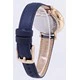 Fossil Jacqueline Silver Dial Navy Blue Leather ES3843 Women's Watch