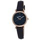Fossil Carlie Mini Leather Black Mother Of Pearl Dial Quartz ES4700 Women's Watch