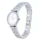 Fossil Carlie Mini Silver Dial Daimond Accents Quartz ES4956 Women's Watch