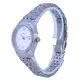 Relógio feminino fóssil Scarlette Micro Silver Dial de aço inoxidável Quartz ES4991