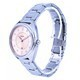 Fossil Gabby Crystal Accents Rose Gold Tone dial ควอตซ์ ES5146 ของสุภาพสตรี นาฬิกา
