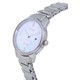 Reloj Citizen de nácar con esfera de acero inoxidable Eco-Drive EW2590-85D para mujer