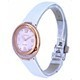 Reloj Citizen Diamond Accents Leather Silver Dial Eco-Drive EX1122-07A.G para mujer