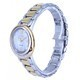 Citizen Diamond Accents Two Tone Stainless Steel Silver Dial Eco-Drive EX1124-52D Women's Watch