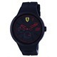 Ferrari Scuderia Analog Silicon Black Dial Quartz F0830394 Men's Watch