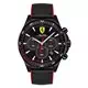 Relógio masculino Ferrari Scuderia Pilota cronógrafo Nylon pulseira de quartzo 0830623
