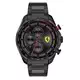 Relógio masculino Ferrari Scuderia Speedracer cronógrafo mostrador preto em aço inoxidável de quartzo 0830654