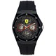 Scuderia Ferrari Aspire Rubber Strap Black Dial Quartz 0830785 Men's Watch