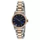 Relógio feminino FCUK mostrador azul de quartzo de aço inoxidável de dois tons FCS1005SRGM