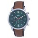 Fossil Neutra Chronograph Leather Green Dial Quartz FS5735 Men's Watch