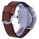 Fossil Bronson Chronograph Green Dial Leather Strap Quartz FS5738 Men's Watch