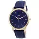 Fossil The Minimalist 3H Blue Dial Gold Tone Stainless Steel Quartz FS5789 Men's Watch