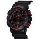 Relógio masculino Casio G-Shock Ignite Red Series analógico digital de quartzo GA-100BNR-1A GA100BNR-1 200M
