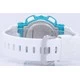 Casio G-Shock Shock Resistant Alarm Analog Digital GA-500WG-7A GA500WG-7A Men's Watch