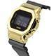 Relógio Casio G-Shock digital dourado quartzo GM-5600G-9 GM5600G-9 200M unissex