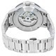 Ingersoll The Jazz Sun and Moon Phase Edelstahl Skelett Silber Zifferblatt Automatik I07703 Herrenuhr