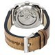 Ingersoll The Nashville Automatik-Herrenuhr I13001 mit Lederarmband und blauem offenem Herz-Zifferblatt