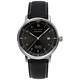 Iron Annie 100 Jahre Bauhaus Leather Strap Black Dial Automatic 50562 Men's Watch