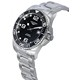 Reloj Longines HydroConquest Sunray Black con Super-LumiNov Dial Automatic Diver's L3.781.4.56.6 300M para hombre