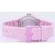 Casio Rosa Resina Strap LRW-200H-4B2VDF LRW200H-4B2VDF Mulher Assista