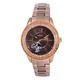 Reloj para mujer Fossil Stella Crystal Accents Open Heart Brown Dial Automatic ME3211