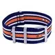 Ratio NATO35 Blue And Orange Polyester 22mm Watch Strap