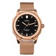 Nappey Renaissance Rose Gold And Black Milanese Automatic NY41-BD1M-6B9A 200M Unisex Watch