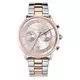 Trussardi T-World Chronograph Pink Dial Two Tone Stainless Steel Quartz R2473616002 Men's Watch