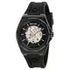 Setor 960 pulseira de silicone com mostrador preto automático R3221528001 100M relógio masculino