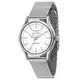 Setor 660, mostrador branco de aço inoxidável quartzo R3253517504, relógio feminino