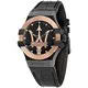 Relógio Maserati Potenza Black Dial Quartz R8851108032 100M Masculino