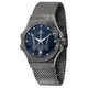 Maserati Potenza สีน้ำเงิน dial สแตนเลสสตีล ควอตซ์ R8853108005 100M Men's Watch