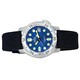 Relógio masculino Ratio FreeDiver azul safira mostrador raio de sol quartzo RTF023 200M